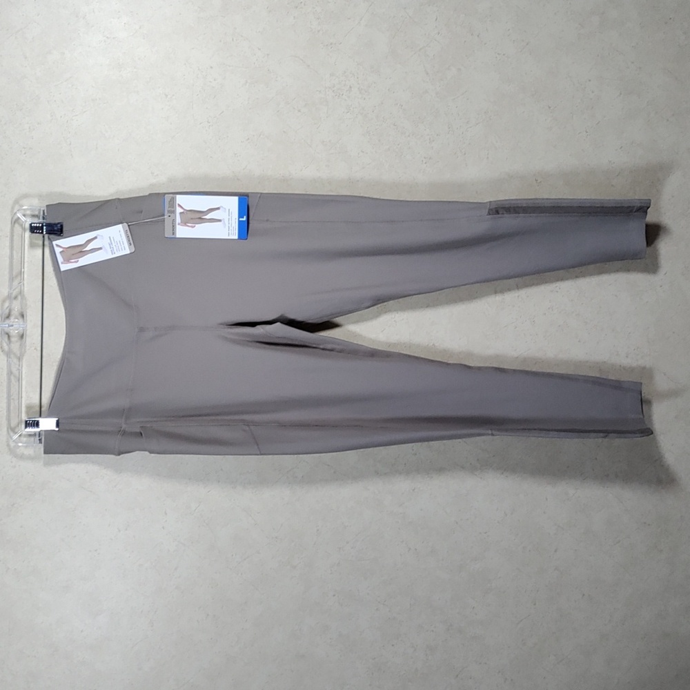 5132 Mondetta khaki High Waist Leggings L NWT